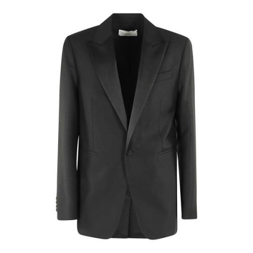 Elegant Velvet Smoking Jacket