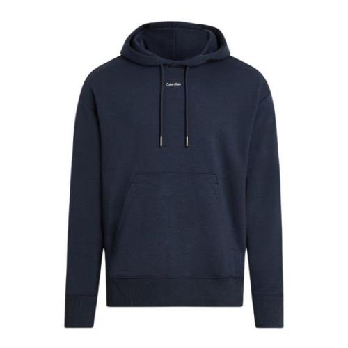 Blå Hettegenser Sweatshirt Moderne Innovativ