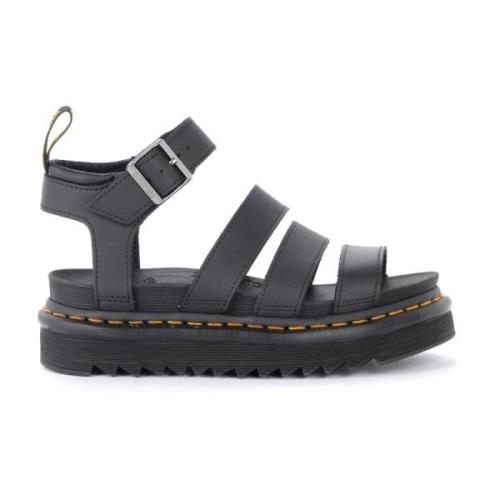 Sort skinn Blaire sandal