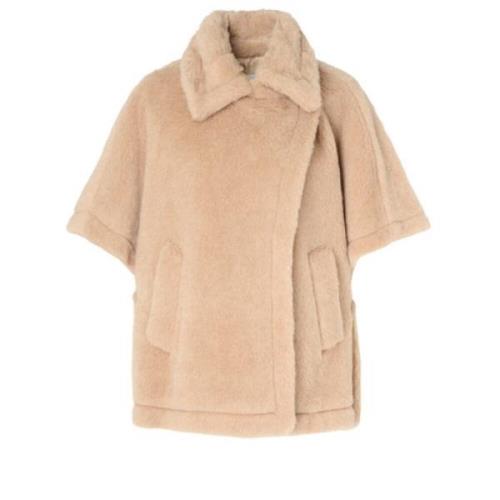 Alpaca Teddy Camel Coat Oversize