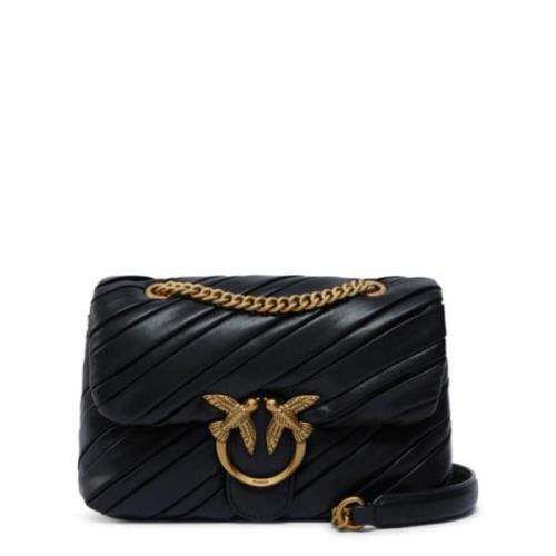 Mini Love Puff Svart Clutch