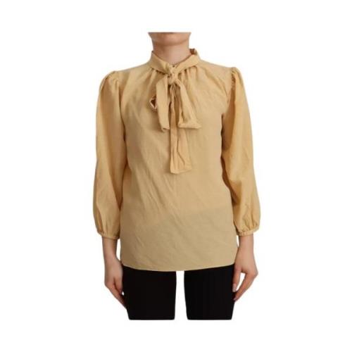 Sennep Silke Ascot Krage Bluse Topp