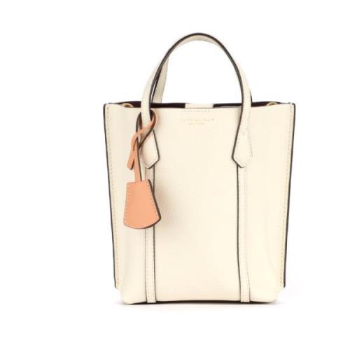 Mini Perry Ivory Skinn Shopping Bag