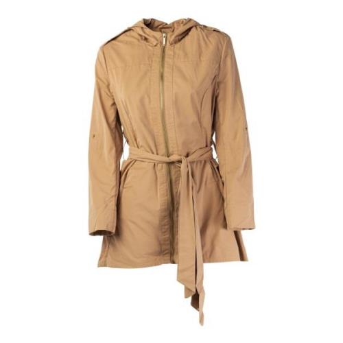 Beige Dame Trenchcoat Outlet Pris