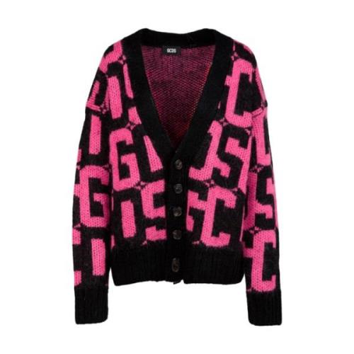 Monogram Jacquard Cardigan Strikket Jakke