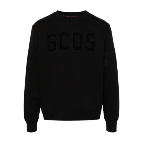 Fløyel Crewneck Logo Genser