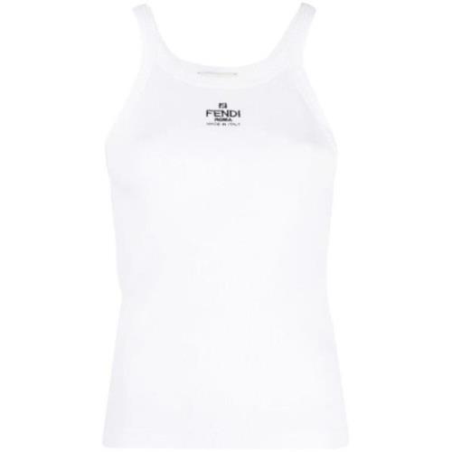 Logo-brodert Tank Top