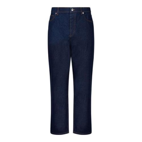 Indigo Straight Denim Jeans