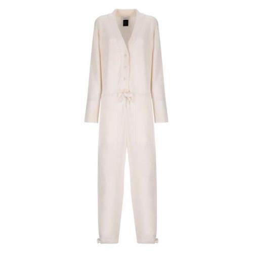 Ull og Angora V-hals Jumpsuit