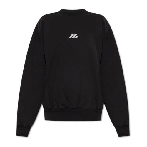 Sweatshirt med trykt logo