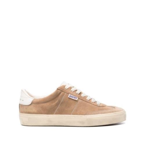 Beige Semsket Panel Sneakers