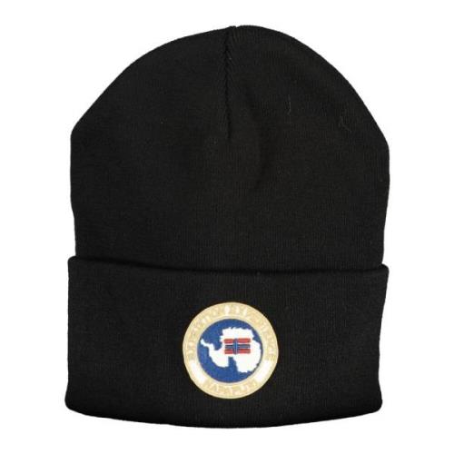 Svart Herre Beanie med Logo