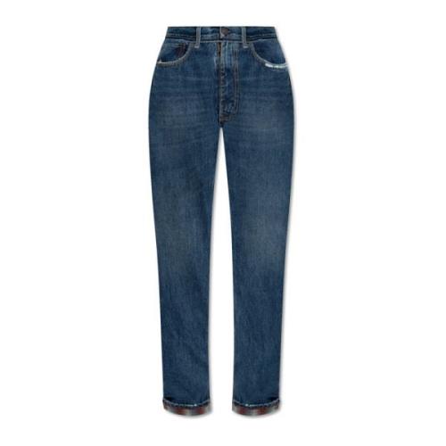 Jeans med vintageeffekt