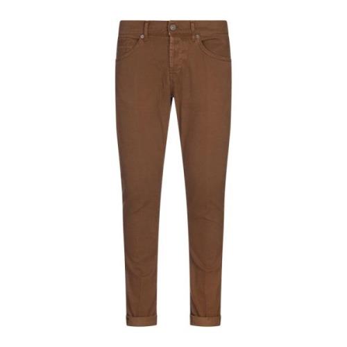 Brun Skinny Fit Five-Pocket Bukser