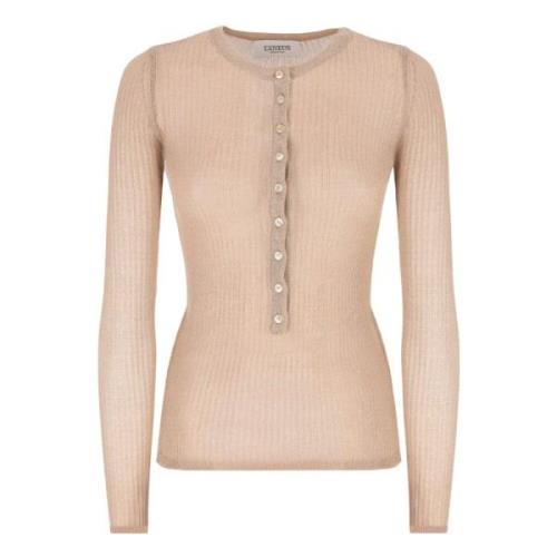 Lurex Buttoned Sweater