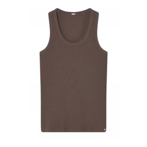 Tank Top i Sjokoladebrun