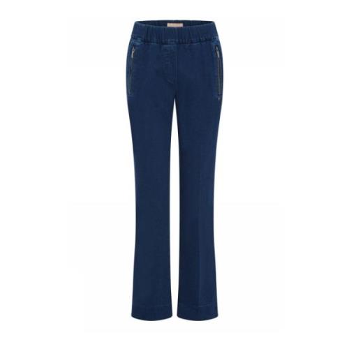 Boot-cut flare legs jeans midnatt