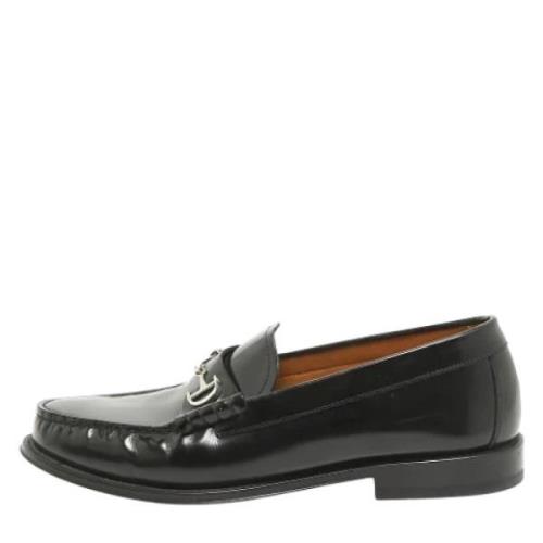 Pre-owned Leather flats