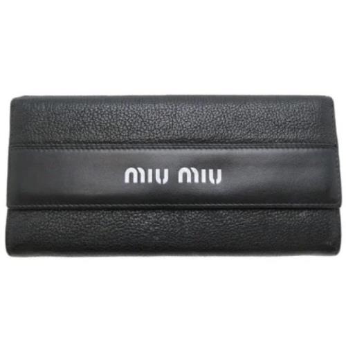 Pre-owned Leather wallets