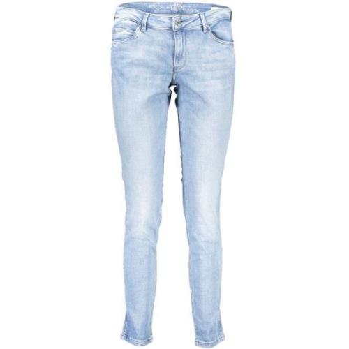 Chic Skinny Mid-Rise Blå Jeans