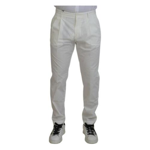 Elegant Hvit Chino Bukser