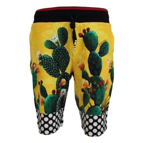 Multifarget Kaktus Print Sweat Shorts