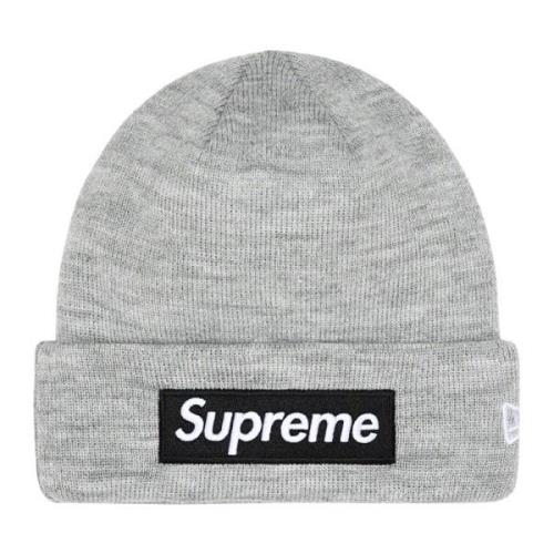 Begrenset opplag Box Logo Beanie Heather Grey