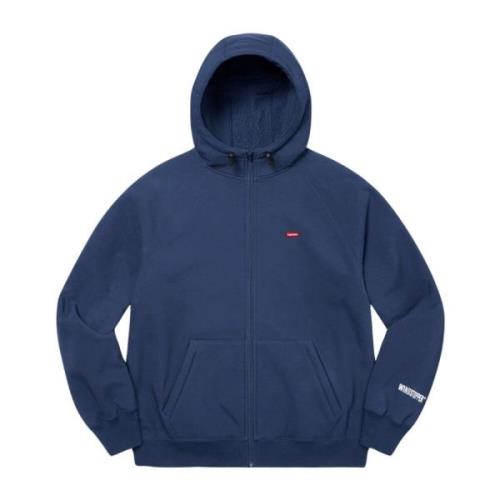 Vindtett Glidelås Hettegenser Fw21 Navy