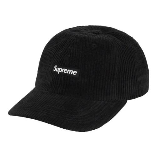 Ripple Corduroy 6-Panel Svart Lue