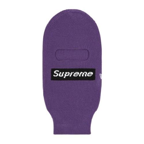 Begrenset opplag Box Logo Balaclava Mørk Lilla