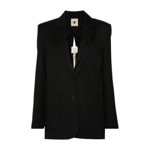 Svart Bow Blazer