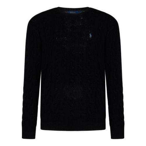 Sort Ull Kasjmir Crew-neck Sweater