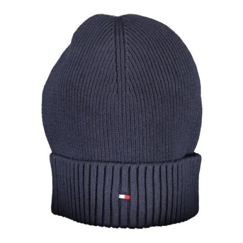 Blå Brodert Logo Beanie Lue