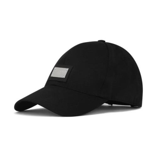 Svart Logo Plaque Fem-Panel Hat