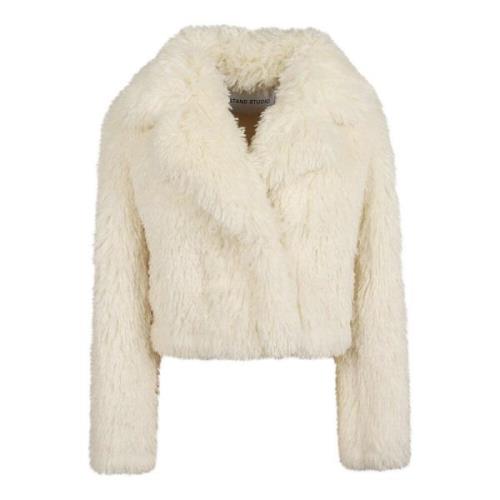 Luksuriøs Faux Fur Shearling Jakke