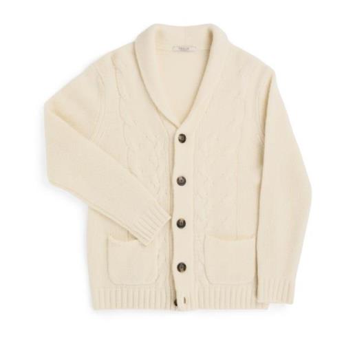 Beige Cardigan med Nackington Stil