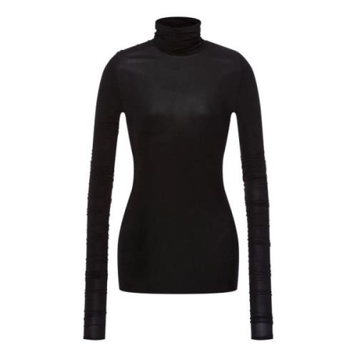 Sort Turtleneck Genser