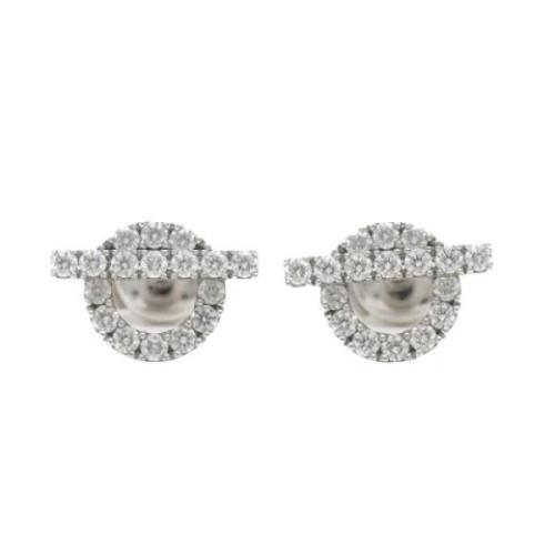 Pre-owned White Gold earrings