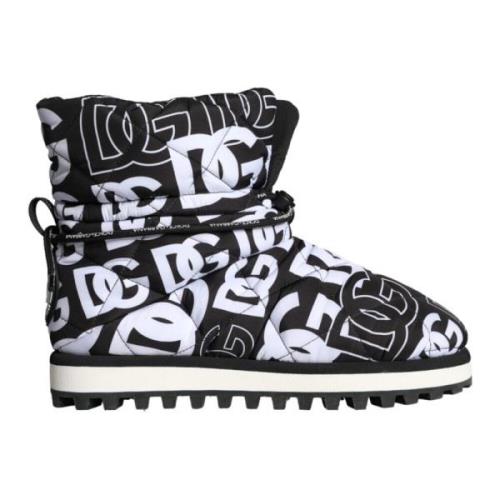 Logo Nylon Mid Calf Støvler