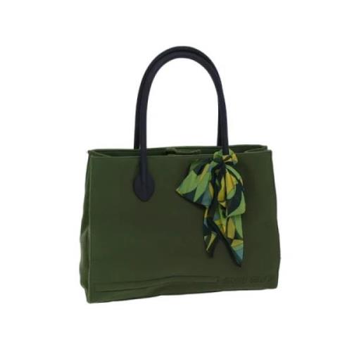 Pre-owned Cotton handbags