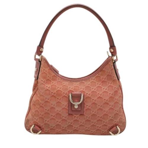 Pre-owned Suede handbags