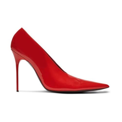 Clara patent skinn pumps