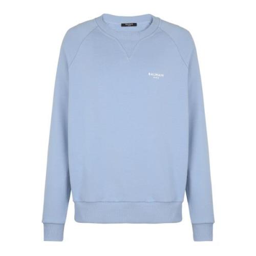 Flocked sweatshirt