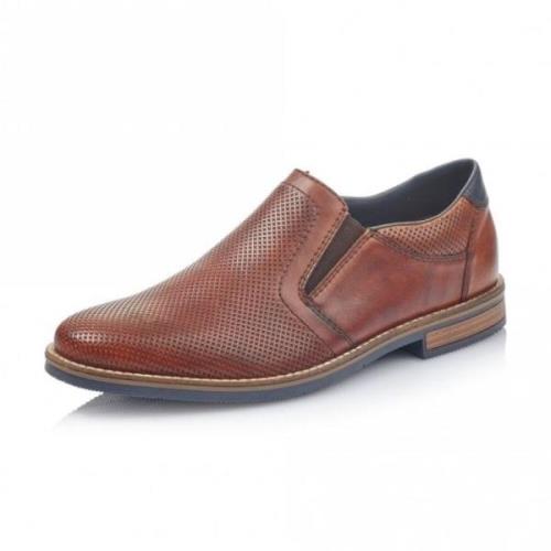 Brun Elastisk Loafer Mokkasin/Loafers