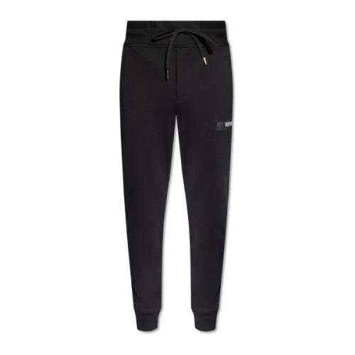 Sweatpants med logo patch