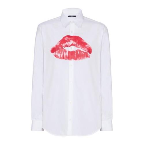 Poplin skjorte med Kiss print