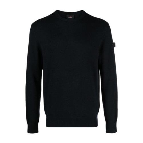 Midnight Blue Wool-Yak Blend Sweater