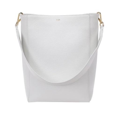 Skinn Bucket BAG Hvit