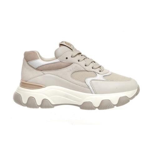 Beige Hyperactive Sneakers for Kvinner