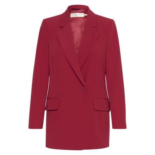 Rød Feminin Adian IW Blazer